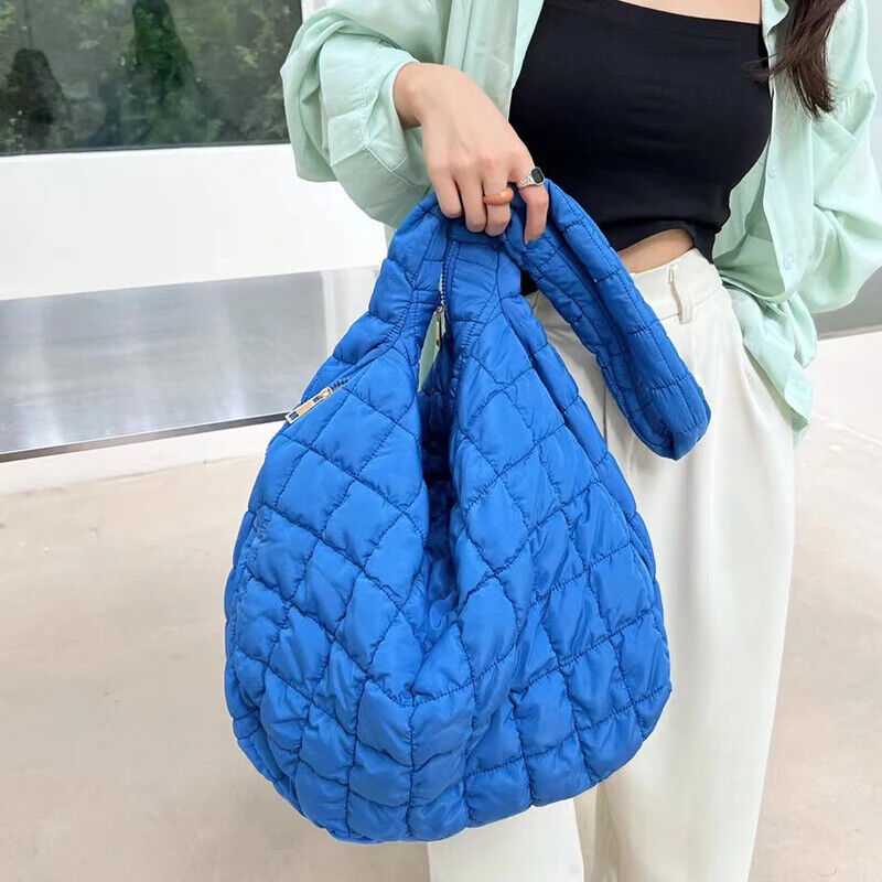 Casual Padded Women Handbag Shoulder Crossbody Bags Underarm Bag Purses