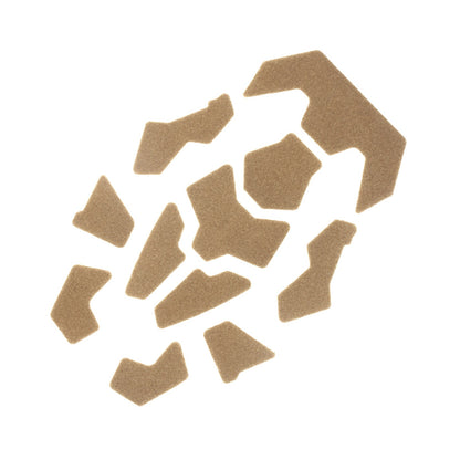 Brown Tactical Helmet Magic Sticky Sticker Accessories For All Fast Helmets