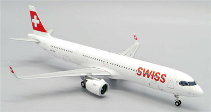 JC Wings Swiss for Airbus A321Neo HB-JPA 1:200 DIECAST plane Pre-builded Model