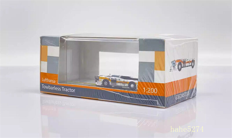 1/200 JC Wings Lufthansa/Unpainted Trailer Tractor Alloy Diecast Model