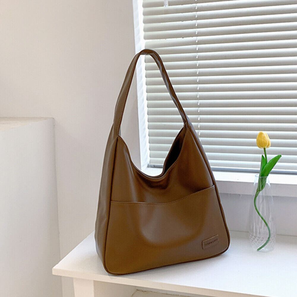 PU Leather Shoulder Bag Messenger Bag Tote Bag Large Capacity Handbags Casual