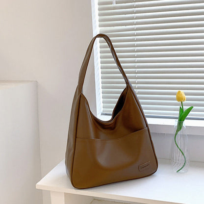 PU Leather Shoulder Bag Messenger Bag Tote Bag Large Capacity Handbags Casual