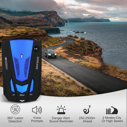 360 Degree Car 16 Band V7 GPS Speed Safety Radar Detector Voice Alert Laser Lot
