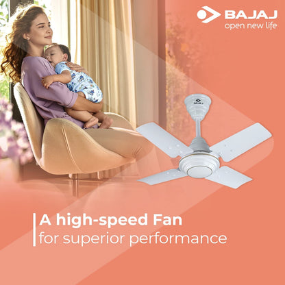High Speed Maxima 600 mm Ceiling Fan White For Smart Home