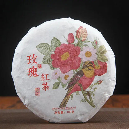 Yunnan Schwarzer Tee High Mountain Ancient Tree Rose Fruit Honey Scented Tea100g
