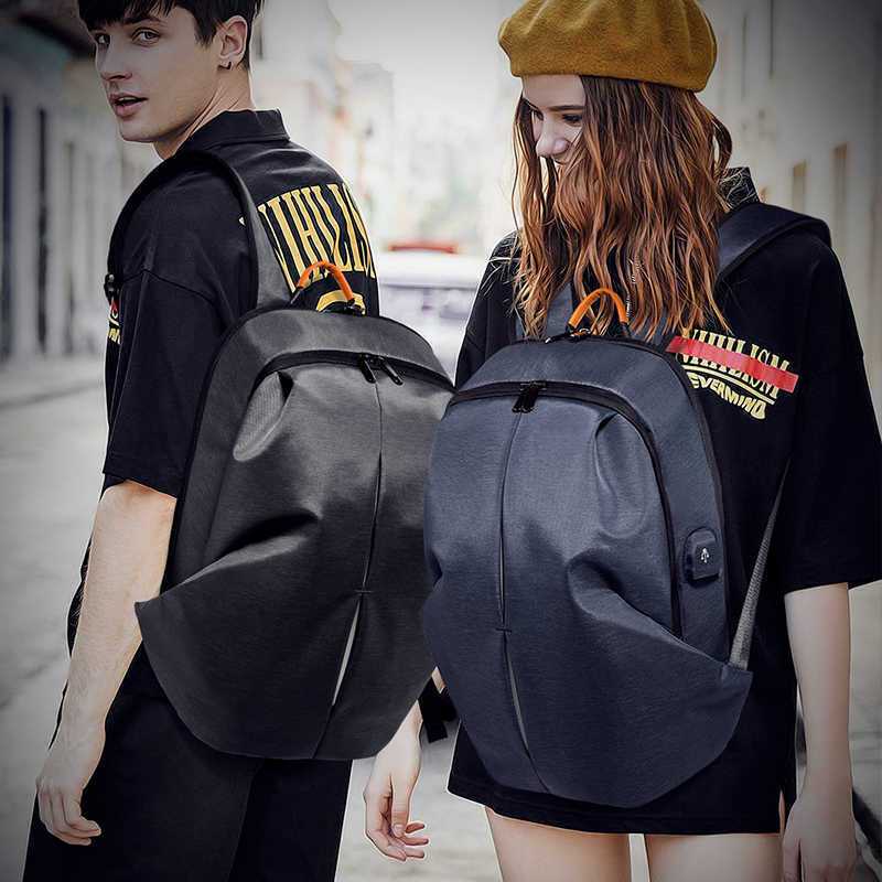 Men Casual Multifunction Travel Backpacks USB Charging Laptop Bag School Women