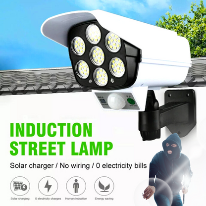 Focos Solares De Pared LED Lamparas Alumbrada Para Exterior Calle Con Sensor