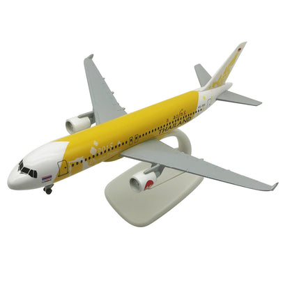 Alloy + ABS Airplane Model 1:400 20CM Thailand A320 Diecast Plane Brand New E