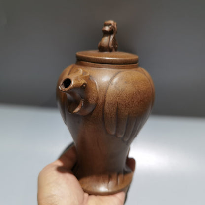 Chinese Yixing Zisha Clay Handmade Exquisite Teapot 品名：高凤壶 底款：陈鸣远