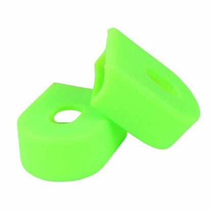 Bike Crank Protector 2Pcs Bicycle Accessories MTB Road Carbon Crankset Silicone