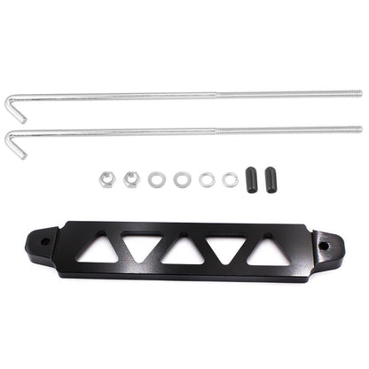 New Car Battery Hold Down Tie Down Mount Bracket with Hook Bolt Kit Set