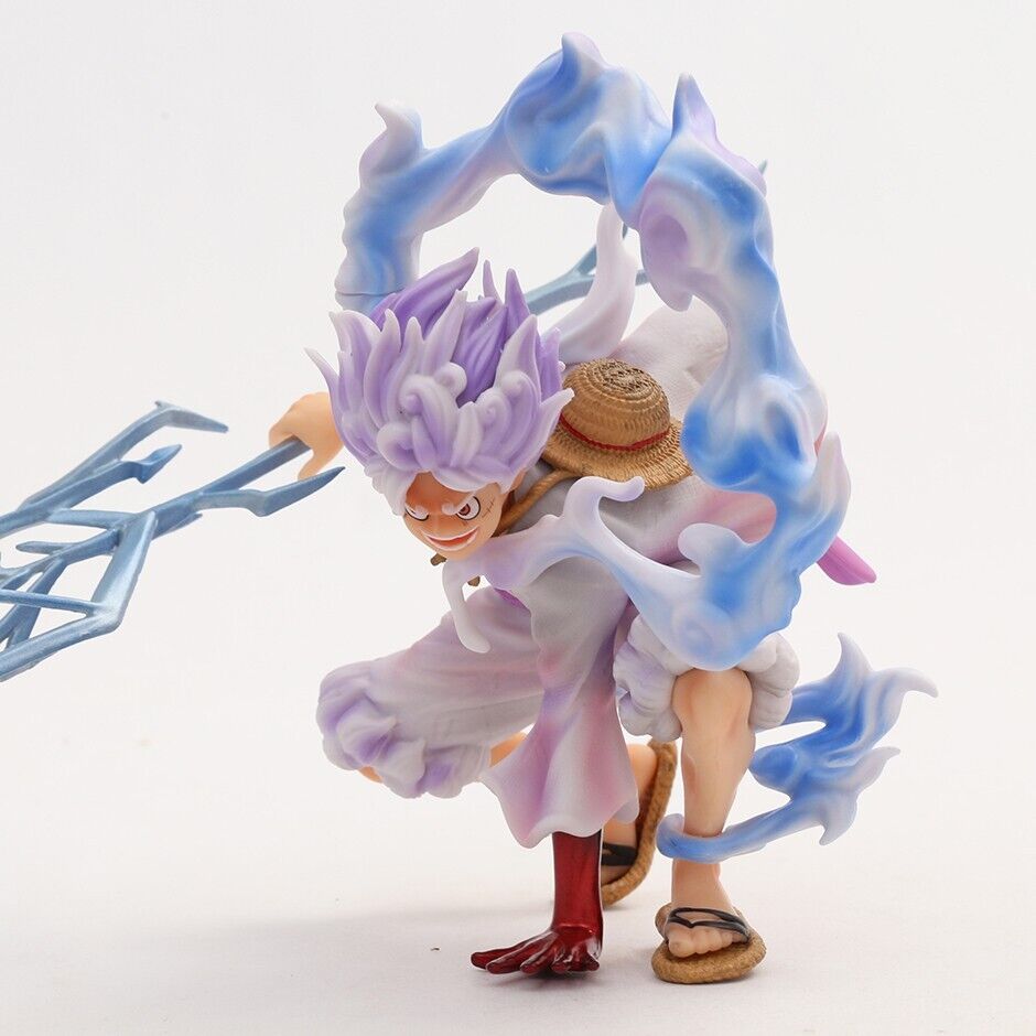 One Piece Gear 5 Sun God Nika Luffy PVC Action Figure Toy Statue Model Doll Gift
