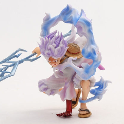 One Piece Gear 5 Sun God Nika Luffy PVC Action Figure Toy Statue Model Doll Gift
