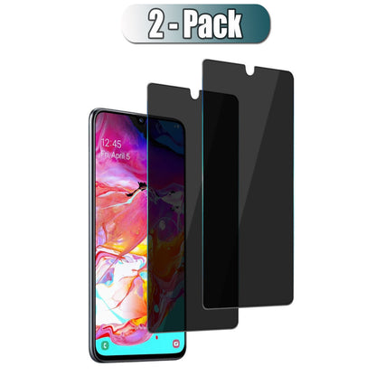 For Samsung Galaxy A70 Privacy Glossy Tempered Glass Anti-Spy Screen Protector