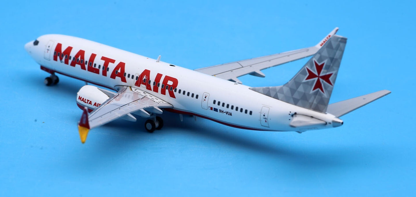 JC Wings 1:400 Malta Air Boeing B737 MAX 8 Diecast Aircraft JET Model 9H-VUA
