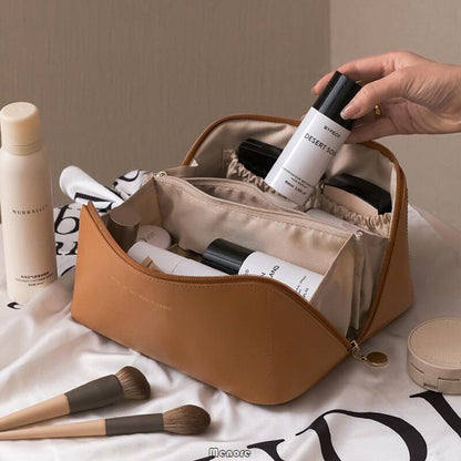 Big Traveling Makeup Bags Synthetic Cosmetic Pouch Toiletry Organizer Waterproof