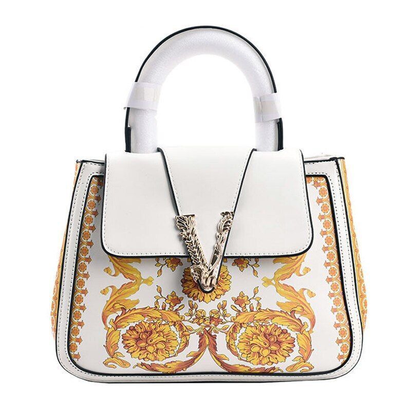 Synthetic Crossbody Bag Handbag Shoulder Purse 23*27*13 CM Shell Black/Golden