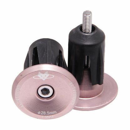 Handlebar Cap Road Mountain Bike Bicycle End Plugs Inflated Aluminum Alloy Lock
