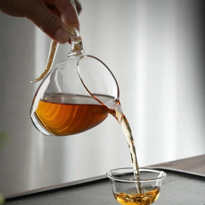 Japanese Borosilicate Fairness Cup 260ml 8.8oz Tea Pitcher Kung Fu Tea Set
