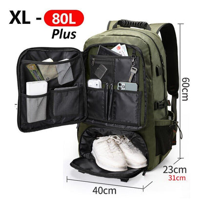 Men's Backpack Climbing Travel Sports Camping Hiking Backpack School Bag Pack