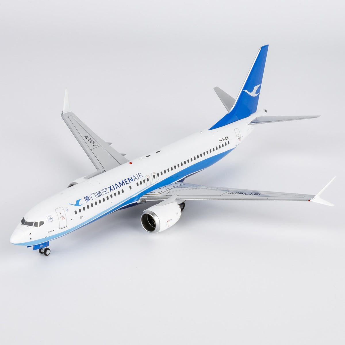1:200 XiamenAir CCP XiamenAir B737 MAX 8 Passenger Airplane Diecast Plane Model