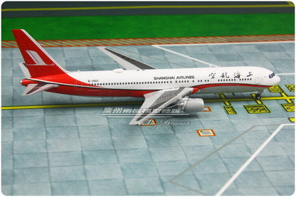 1:400 JC Wings SHANGHAI AIRLINES BOEING 767-300 Passenger Airplane Diecast Model