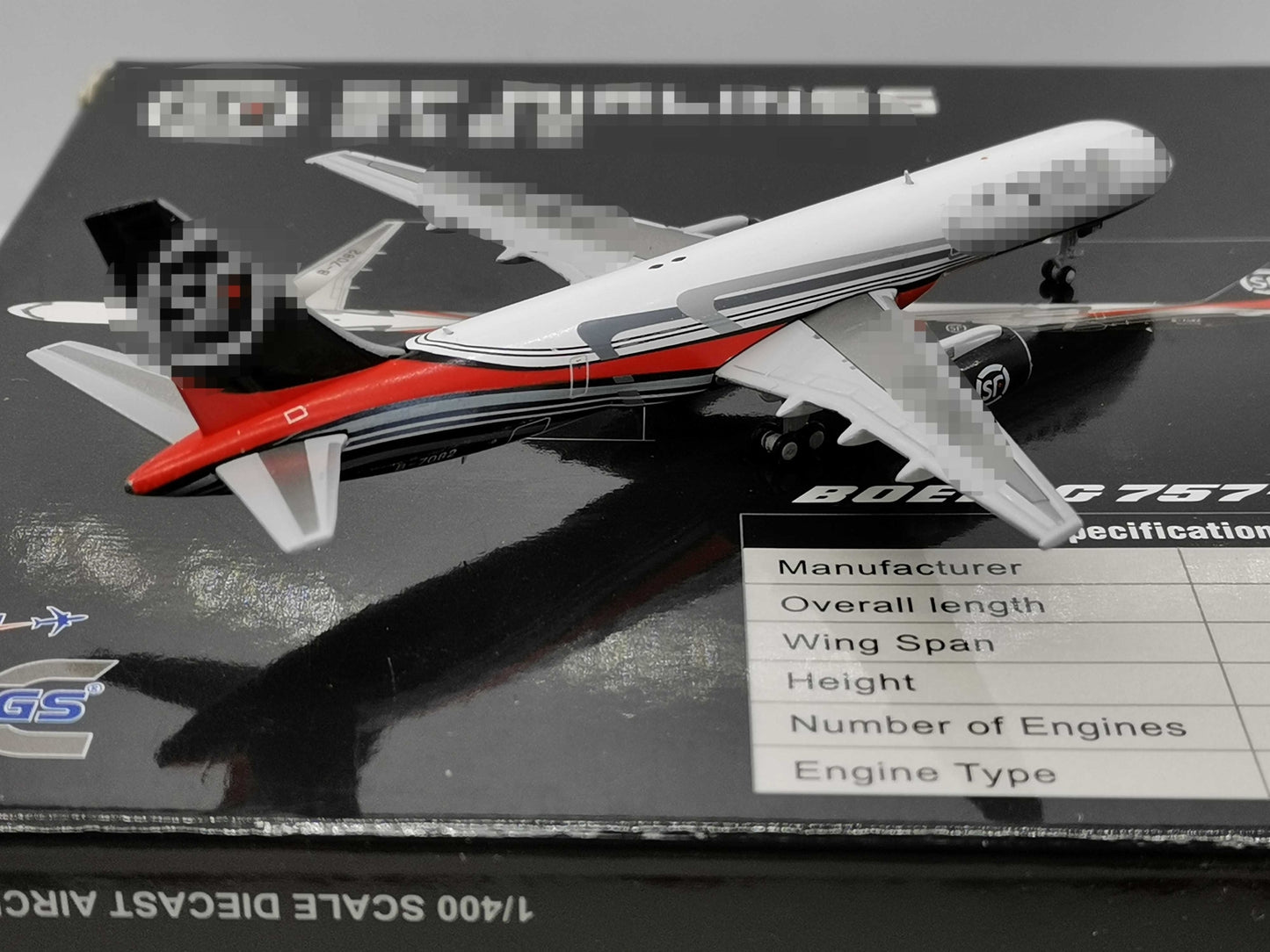 1:400 JC Wings SF B757-200 Passenger Airplane Diecast Aircraft Model