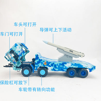1/24 China Hhq9 Ship-Air Air Defense Missile Alloy Simulation Model