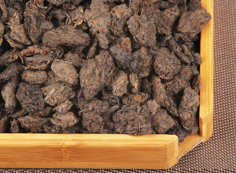 Supreme Aged Golden Bud Lao Cha Tou Pu-erh Loose Tea Ripe Pu'er Nubs Nugget Tea
