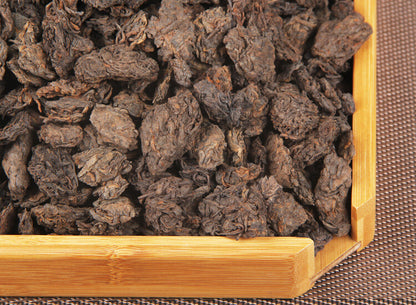 Supreme Aged Golden Bud Lao Cha Tou Pu-erh Loose Tea Ripe Pu'er Nubs Nugget Tea