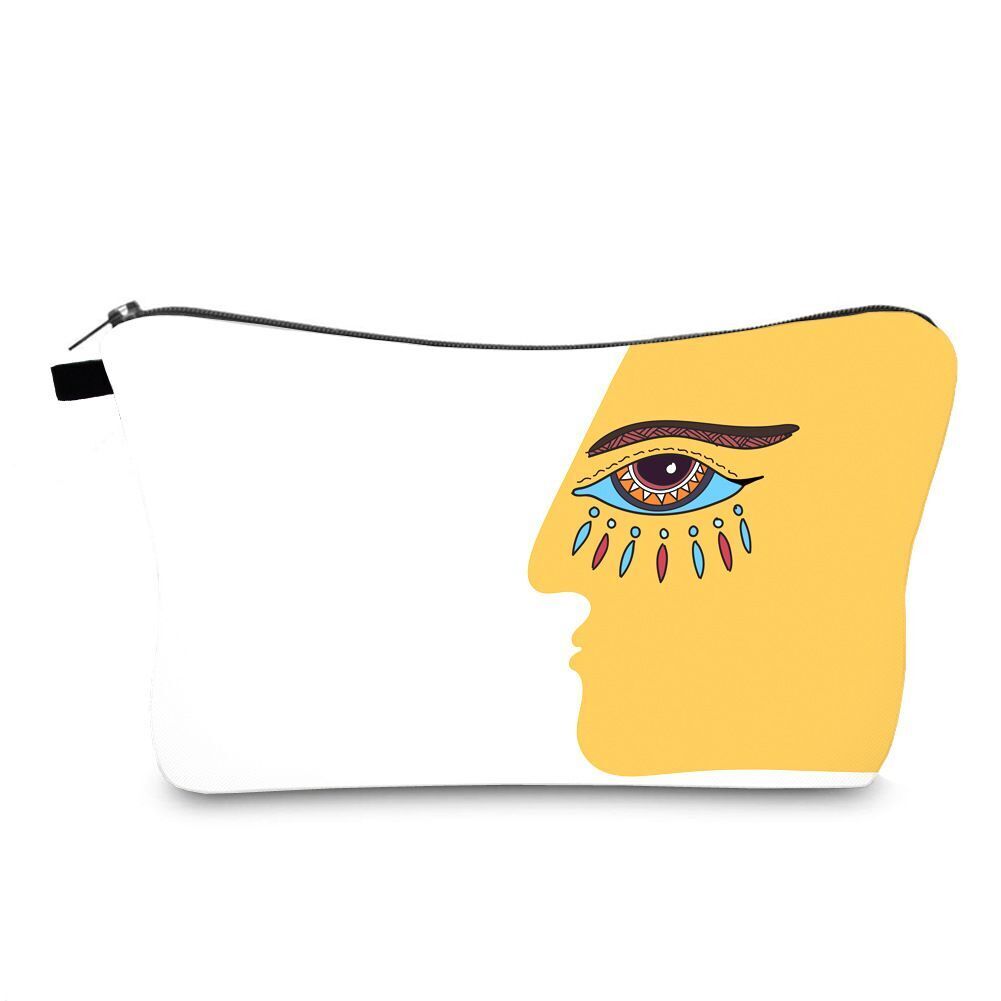 Cosmetic Bag Printed Traveling Storage Bags Clutch Washing Bag Makeup Organizer