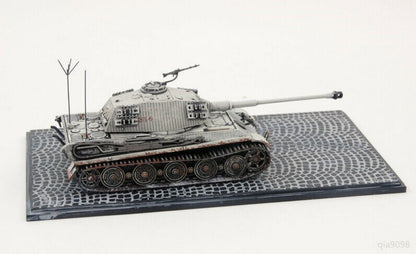 New 1/72 WWII German Tiger II - Budapest 1944 - 1945 Tank Metal + Plastic Model
