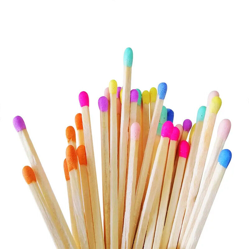 Matches 80Pcs Retro Aromatherapy Lengthen Thicker Match Lighting Tools Fire 75mm