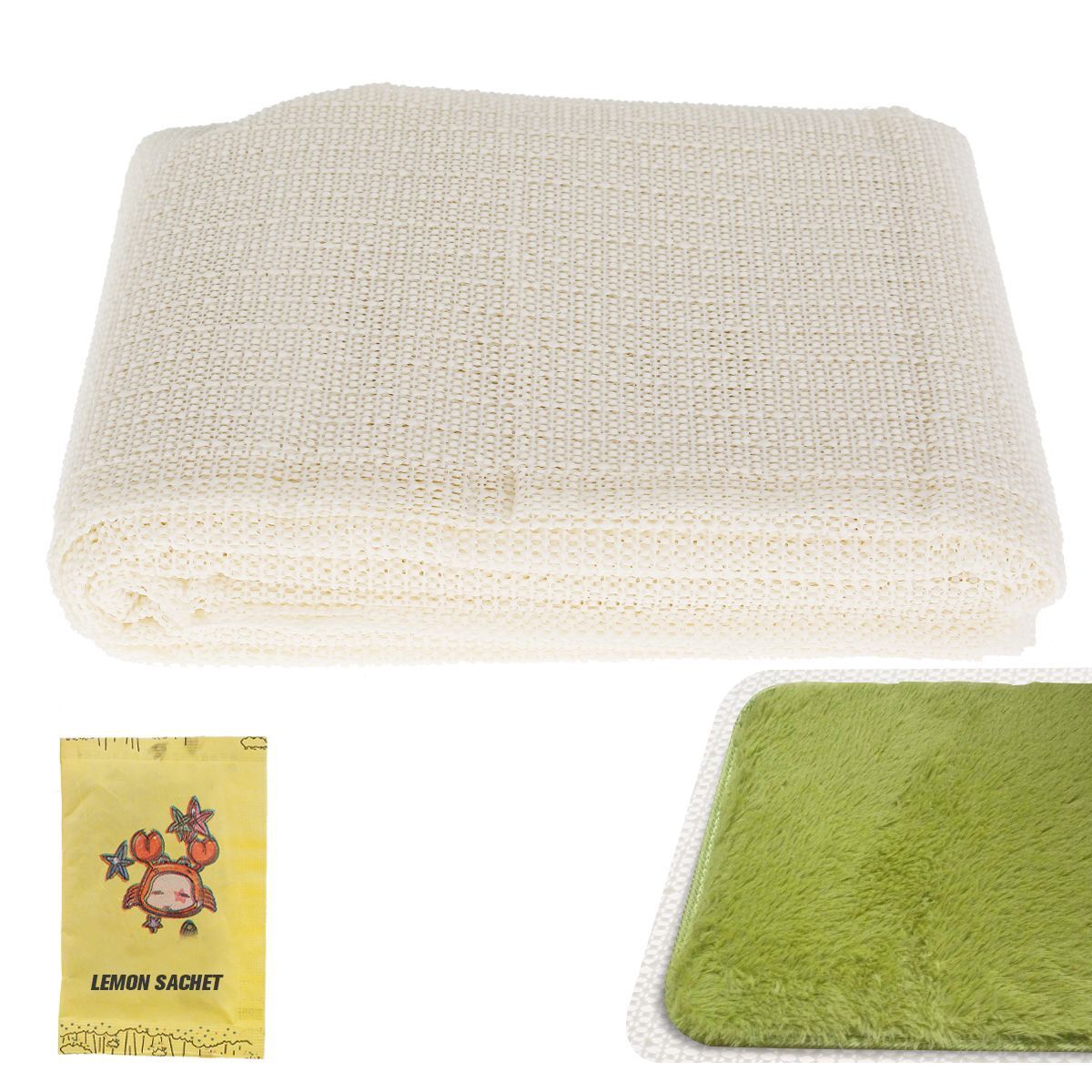 Carpets Rug Pads PVC Non-Slip Multi Purpose Liner Underlay Mesh Lining Mats 1x2M