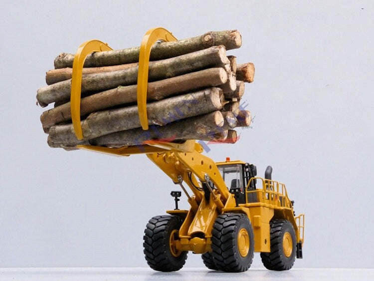 1:50 Tonkin TR10011 CAT988K Wheel Loader Forklift Grapple Machine Diecast Model