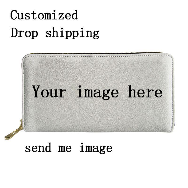 Wallet Dog Printed Synthetic Card Holder Bag Zipper Money Handbag Coin Organizer