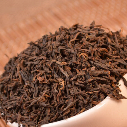 YunNan MengHai Puer Ripe Tea Loose Tea Cooked Puerh Mellow pu'er tea