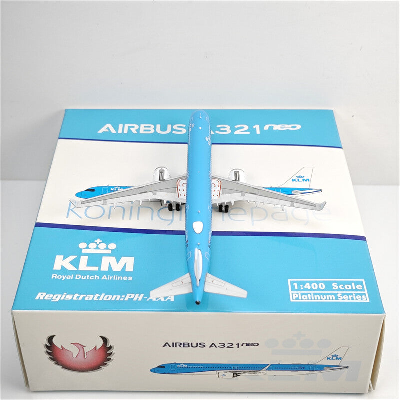 1:400 Phoenix KLM AIRBUS A321neo Airplane Diecast Aircraft Plane Model