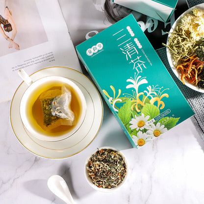 Chrysanthemum Mint Herbal Tea Bags Refreshing Floral Drink for Wellness 150g