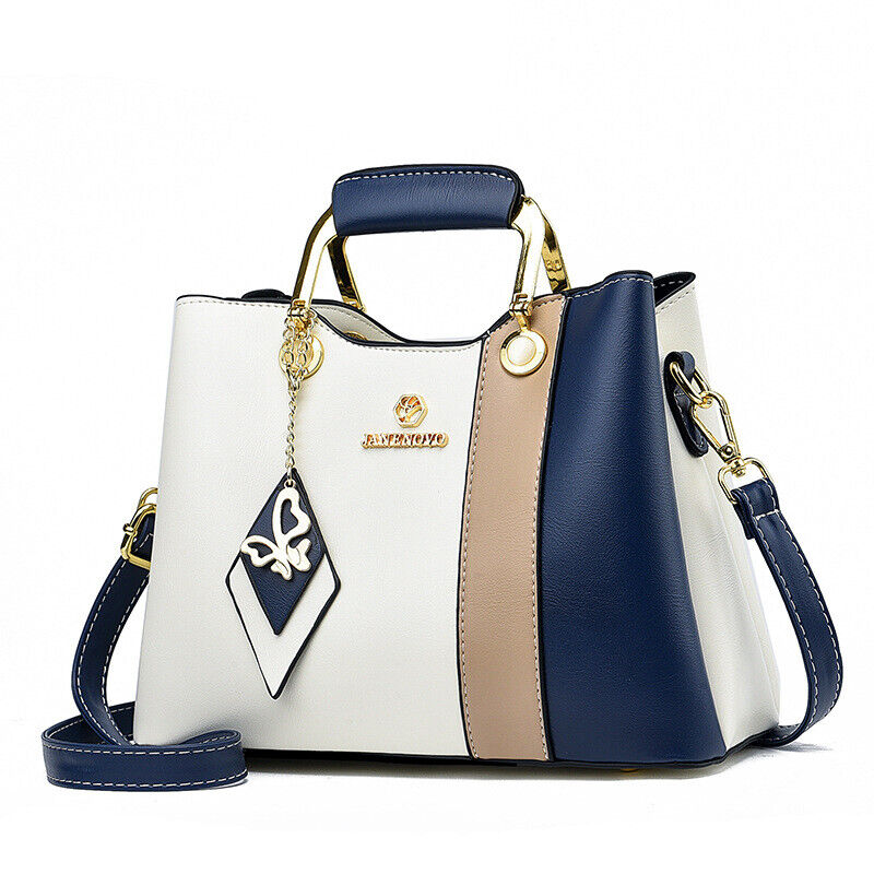 Women Lady Crossbody PU Leather Messenger Bag Shoulder Handbag Purse Tote Bag