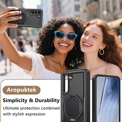 For Galaxy-S22 Case: with 2 PCS Screen Protector for S22 Phone Case, Strong Magn