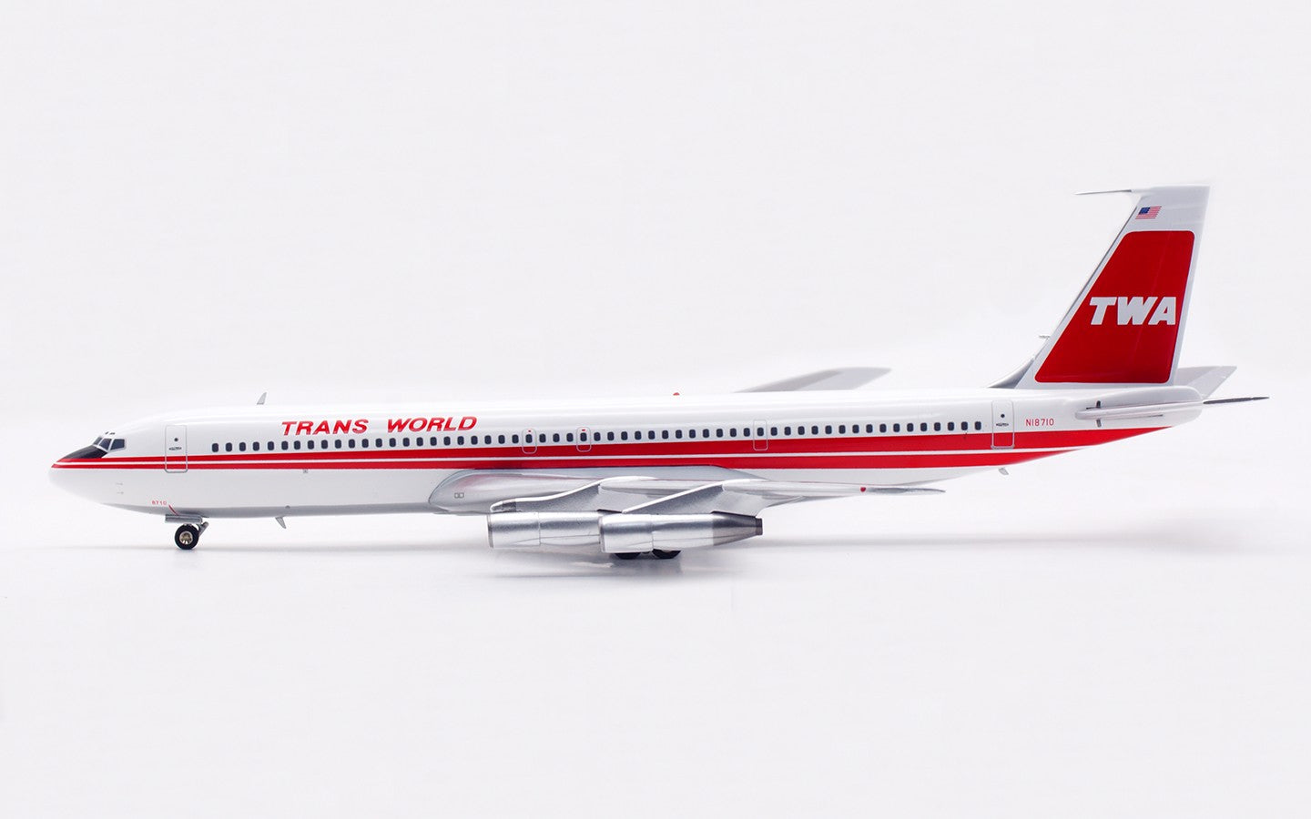 1:200 InFlight Trans World Airlines B707-300 Airplane Diecast Aircraft Model