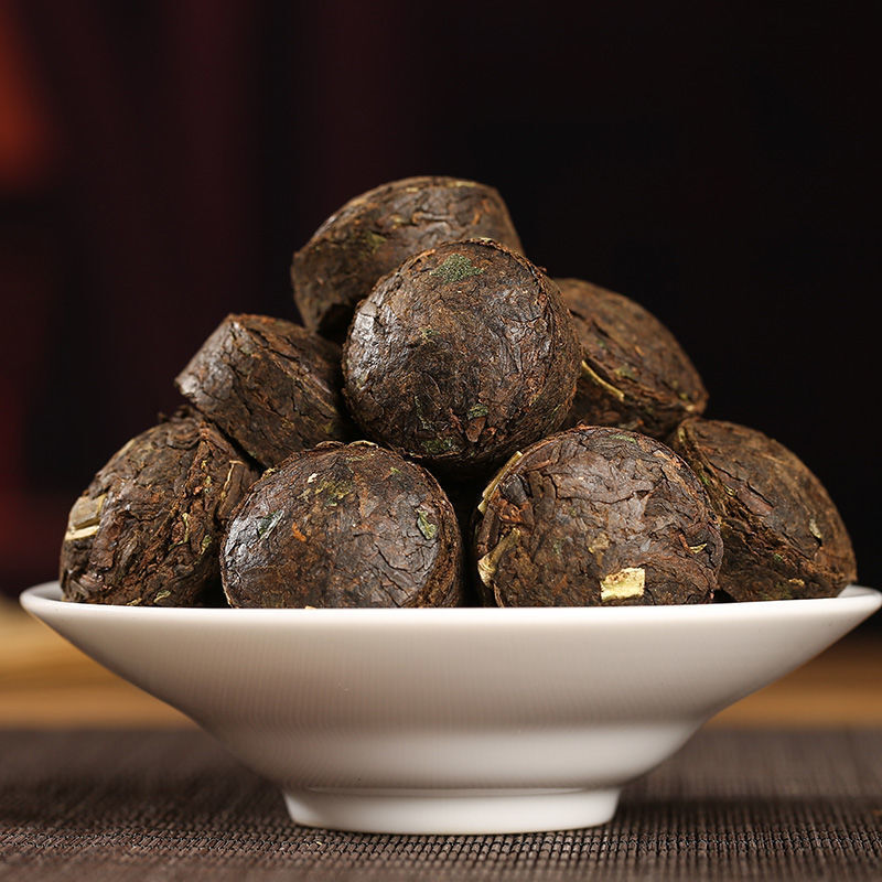Yunnan Pu-erh Ripe Glutinous Rice Fragrant Xiao Tuo Tea MINI TUO CHA Tuocha Puer