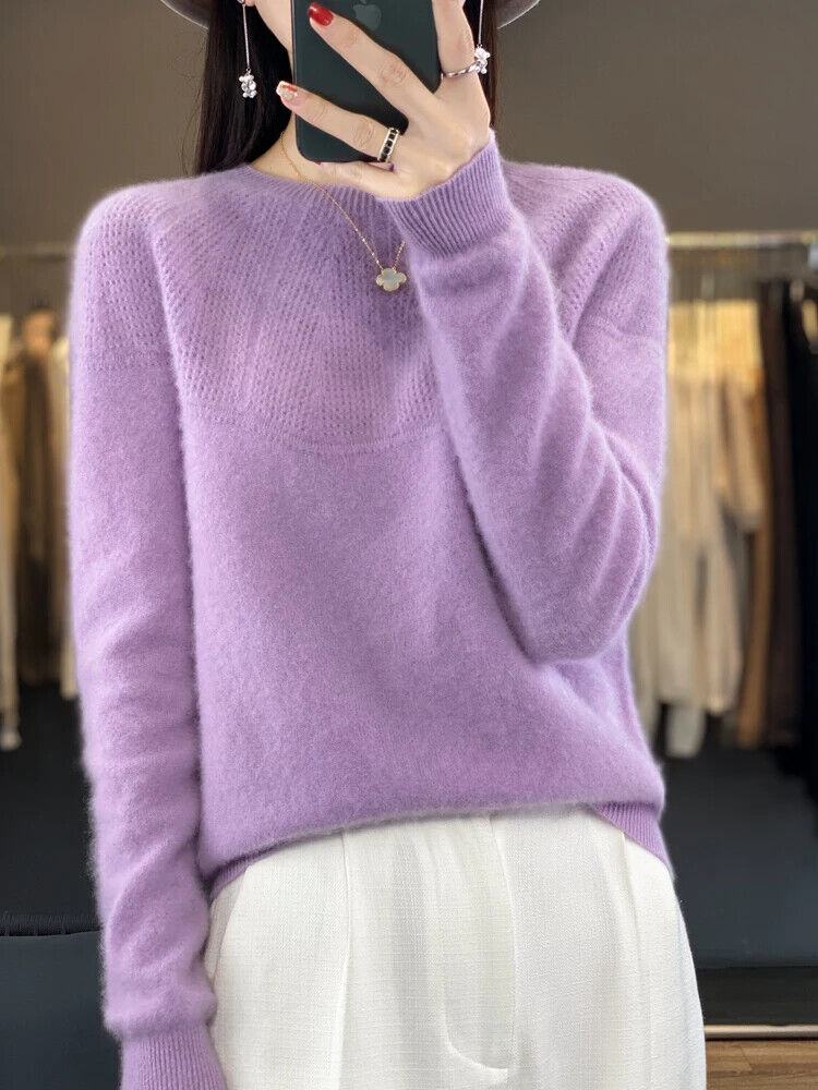 Autumn Winter Women Sweater O-Neck Pullovers Cashmere Knitwear Popular Clothes