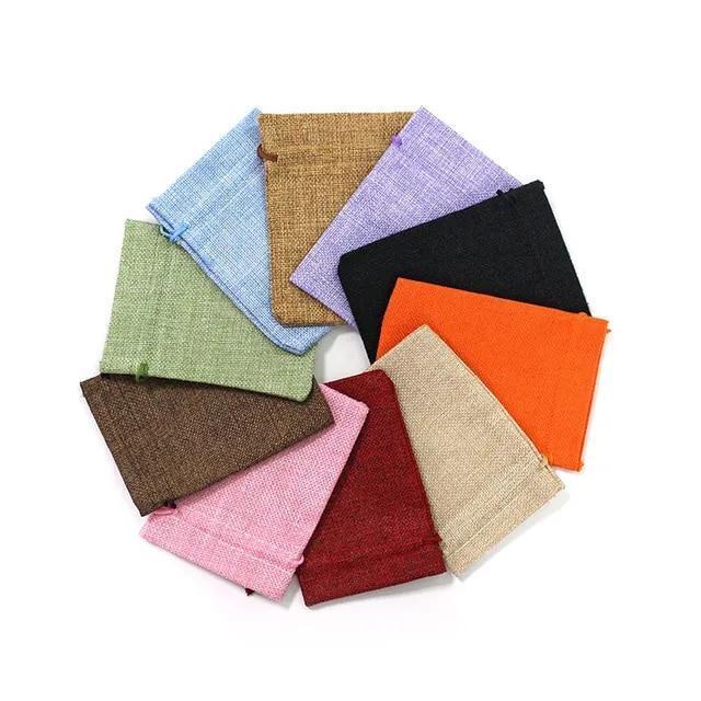 50pcs Coloful Velvet Bag Jewelry Packing Velvet Drawstring Pouches Gift Bags