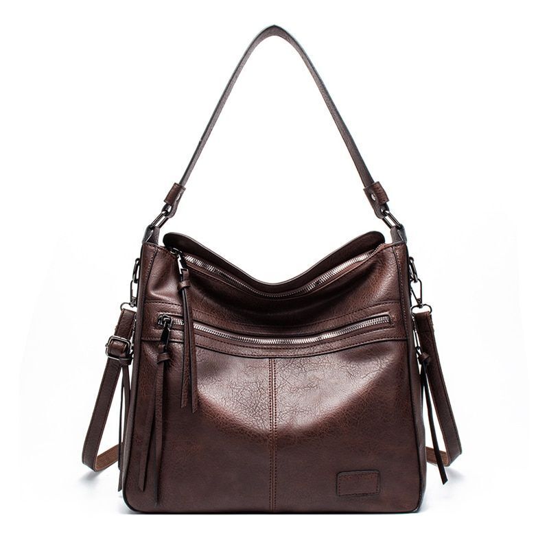 Winter Handbag Shoulder Bags Traveling Leather Large Messenger Bags 31*29*13 CM
