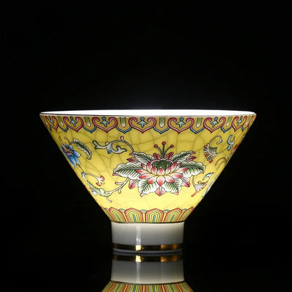 Jingdezhen Ceramic Teacup Hand Painted Phnom Penh Tea Cup Handmade Tea Set