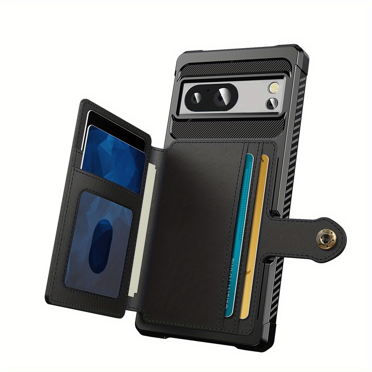 For Google Pixel 8 7 Pro Pixel 8 7 PU Leather Flip Wallet Cover with Card Holder