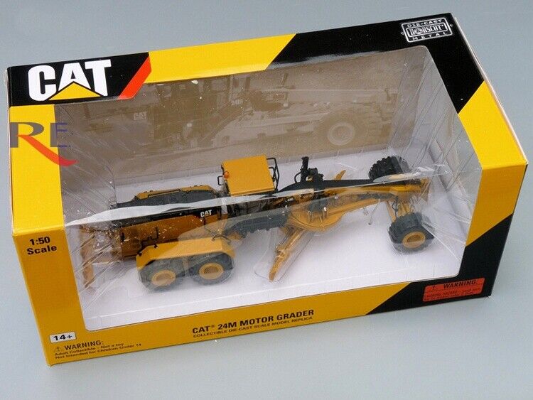 1:50 34CM DM 24M Motor Grader Construction Vehicles Machine Diecast Model