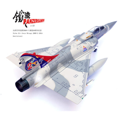 1:72 Panzerkampf Taiwn Air force Mirage 2000-5 20th Fighter Plane Diecast Model